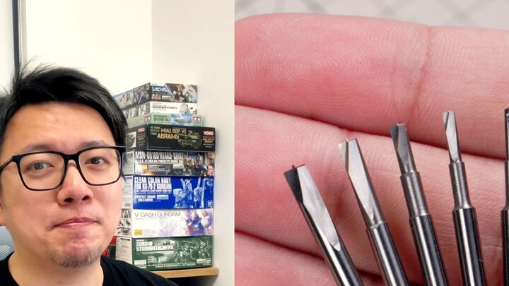 Irreplaceable! A tool for adding details! How to use the centering flat bottom drill for Gundam mode