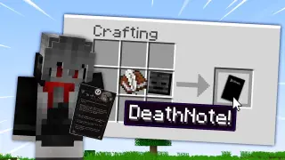 I Beat Minecraft using a DEATH NOTE.