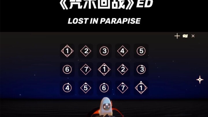 Jujutsu Kaisen ED "Lost In Parapise" full version of light encounter piano score, burning to the poi