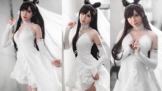 Comic Con cho thấy một cô gái COSPLAY xinh đẹp, siêu xinh 2D Comic Con COS ~ Azur Lane