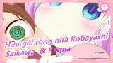 [Hầu gái rồng nhà Kobayashi Vẽ màu] Saikawa  & Kanna / Màu nước_1