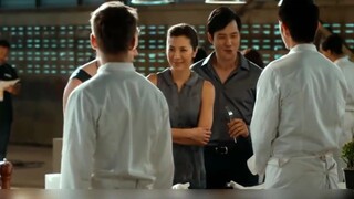 A young man participated in the cooking competition, and just because he tasted a bite of steak, it 