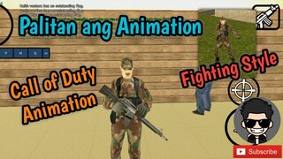 How to Change Animation on GTA SA-MP? Call of Duty Animation || Change Fighting Style