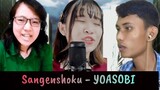 [Ultimate #JPOPENT Collab] Sangenshoku - YOASOBI trio collab with @Naya Yuria & @Yuu_Ch