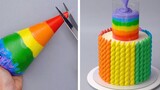 สอนตกแต่งเค้กสายรุ้งยอดนิยม 10 อันดับแรก วิธีการสร้างไอเดียการตกแต่งเค้กที่มีสีสัน
