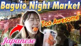 Japanese girl tries Baguio night market! too great! So much fun