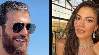 Can Yaman and Demet Ozdemir happy bonding together