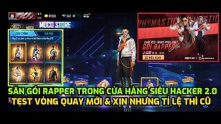 [Free Fire]Cửa hàng công nghệ thay thế cửa hàng siêu Hacker?||Săn gói rapper hợp tác xịn nhất game