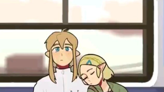 【Zelda x Liên kết】 Crit ngọt ngào! Doujin hoạt hình tình yêu tàu điện ngầm (๑❛ᴗ❛๑)