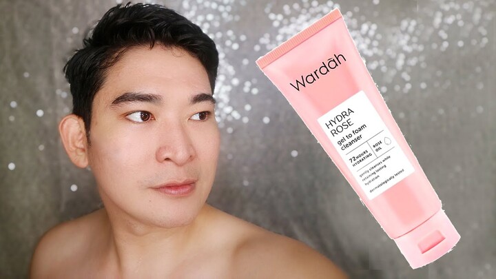 FACIAL WASH KULIT KERING DAN KUSAM | REVIEW WARDAH HYDRA ROSE CLEANSER #WARDAHRISEWITHROSE