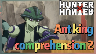 Ant king comprehension 2