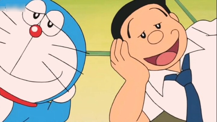 Doraemon Nobita menggunakan Equality Bomb untuk membuat semua orang di dunia menjadi bodoh seperti d