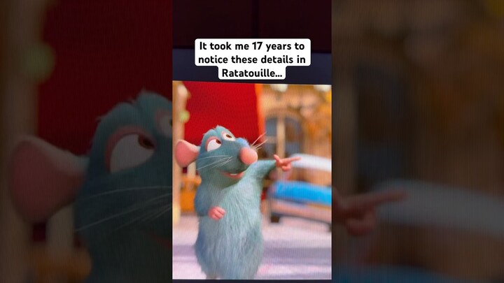 Did you spot these details?? 😳😳😳 #ratatouille #disney #pixar #shorts