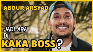 ABDUR ARSYAD MENGAKU TIPE SETIA DAN BIJAK