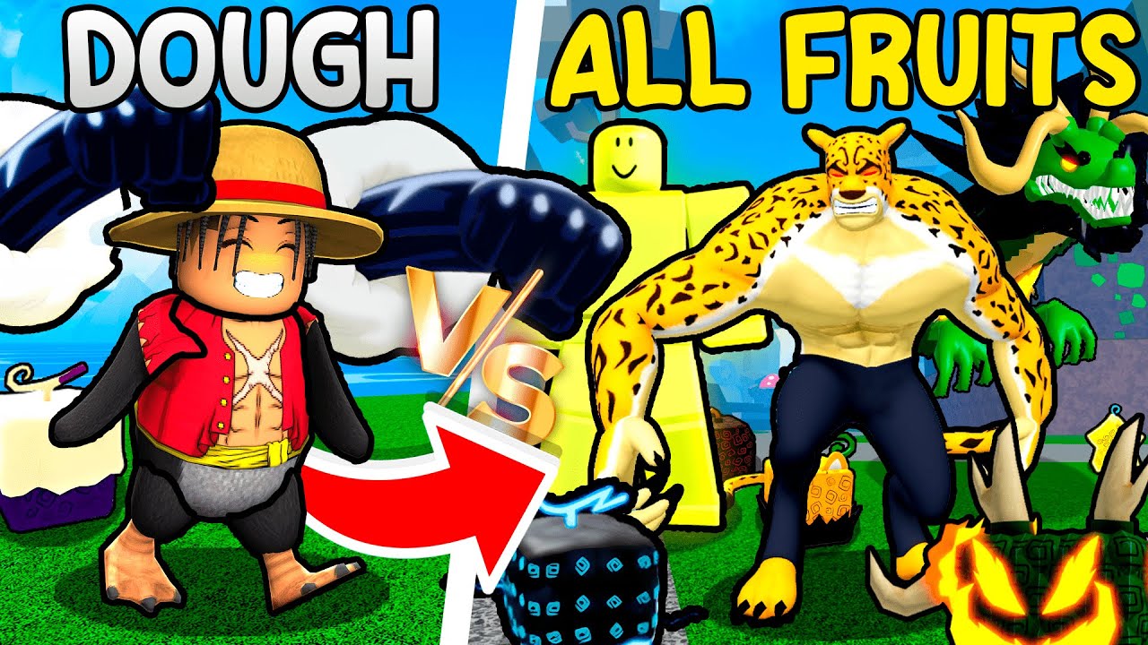 NEW AWAKENED DOUGH FRUIT FULL SHOWCASE In Blox Fruits (Roblox