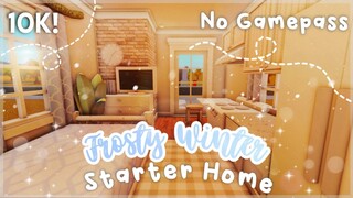 No Gamepass Frosty Soft Winter Starter Home I 10k I Speedbuild and Tour - iTapixca Builds