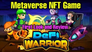 Defi Warrior Play To Earn Metaverse NFT Game | First Look and Review (Tagalog)