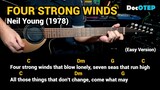 Four Strong Winds - Neil Young (Easy Guitar Chords Tutorial with Lyrics)