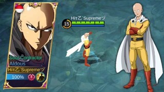 ALDOUS SKIN AS SAITAMA SCRIPT PATCH TERBARU | NO PASSWORD - MOBILE LEGENDS BANG BANG