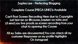 Sophia Lee course Perfecting Blogging Download