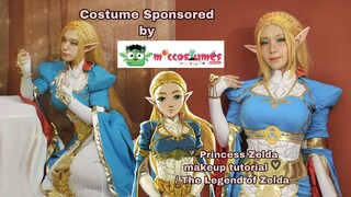 ♡ Princess Zelda cosplay makeup tutorial ♡ / The Legend of Zelda (Costume sponsored by Miccostumes)