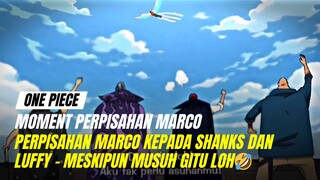 Walapun Marco Musuh dengan Shanks Dia tau cara Berpamitan 🔥😎