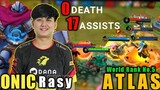 Onic Rasy Atlas Gameplay | World Rank No.5 | Mobile legends Bang Bang