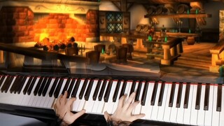 Piano】World of Warcraft_Lion's Pride_Hotel Song_Golden Town_Elwynn Forest_Lion's Pride_WOW