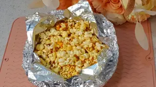 TikTok Viral | Sweet Buttered Popcorn Cook in Foil