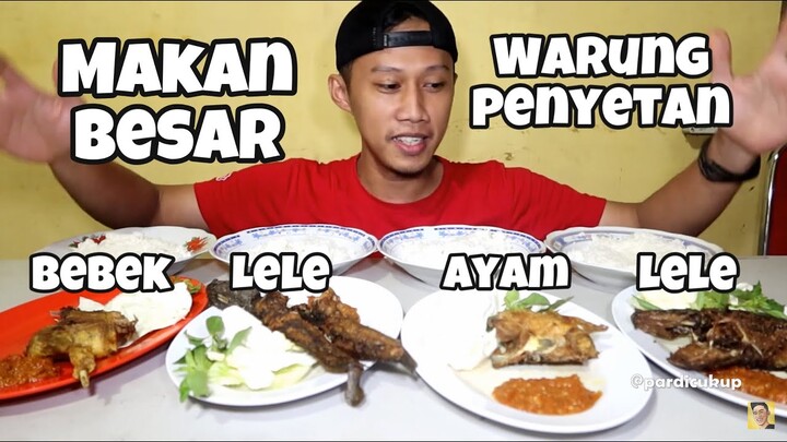 MUKBANG PECEL LELE BEBEK AYAM KHAS LAMONGAN
