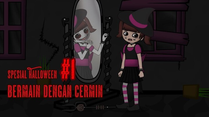 Apakah bayangan cermin kalian serasi? - Spesial Halloween 1 - Kartun Horror - Short Animation