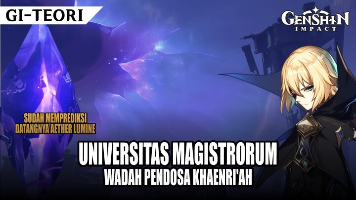 [TEORI] UNIVERSITAS MAGISTRORUM : SUMBER PENDOSA KHAENRI'AH | TOP UP DI MABARIN.COM