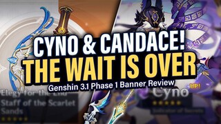 CYNO & CANDACE Banners to Quench Our Thirst! REVIEW of 3.1 Banners & Weapons | Genshin Impact