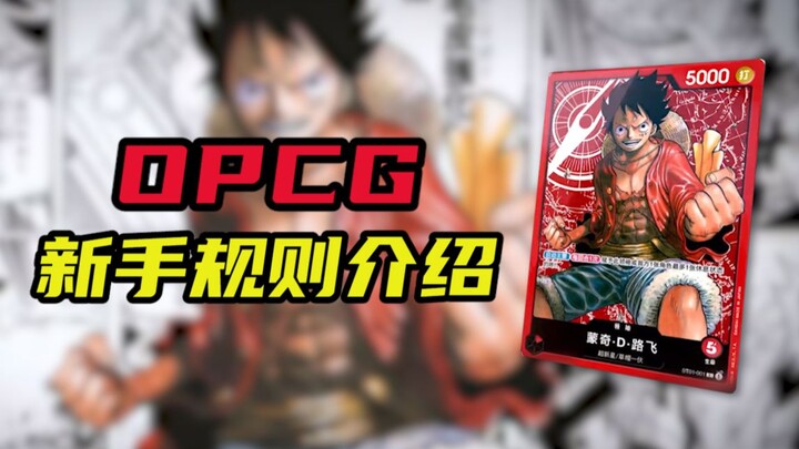 【OPCG】启航！海贼王OPCG新手规则介绍