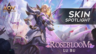 Lu Bu Rosebloom Skin Spotlight - Garena AOV (Arena of Valor)