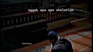 "saya sholat nya belum khusyuk"