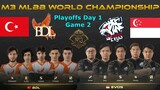 BEDEL VS EVOS SG [GAME 2] | M3 MLBB World Championship 2021  Playoffs Day 1