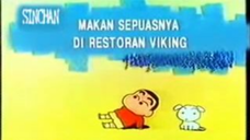 Crayon Shinchan RCTI Bahasa Indonesia - Makan Sepuasnya Di Restoran Viking