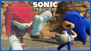 Sonic and Knuckles have a bro moment - Sonic Frontiers