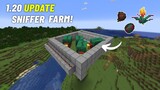 NEW Minecraft Update Sniffer Farm 1.20 Easy