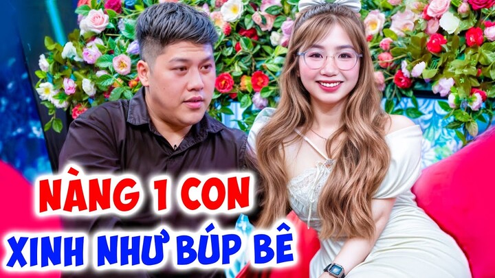 Bà mẹ một con XINH NHƯ BÚP BÊ khiến bạn trai MUỐN YÊU NGAY thích mê hôn đắm đuối - Hẹn Hò Quyền Linh