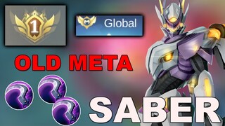 Saber OLD META " The Comeback " | Saber Best Build 2022 | MLBB