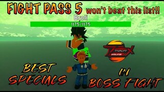 FIGHTPASS 5 will NEVER beat this list of BEST SPECIALS for BOSSES| AFS