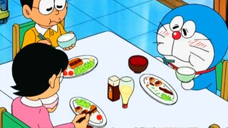 Doraemon: Nobita almost couldn't eat because of the effect of the gratitude machine #childhoodmemori