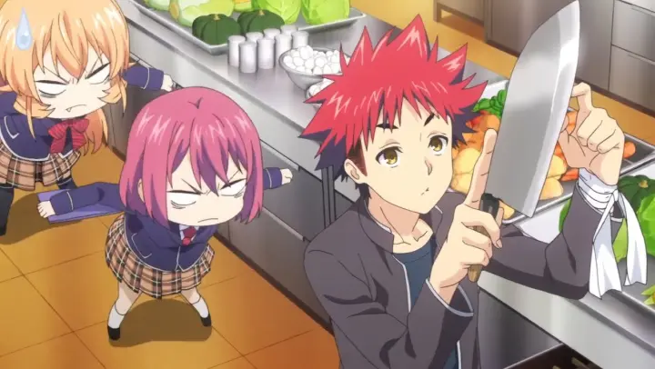 食戟のソーマ 料理においてチームワークは重要ですか 相馬は父親の静かなサポートで勝ちました フードウォーズ Bilibili