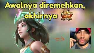 Awalnya diremehkan, akhirnya malah MVP | Mobile Legends