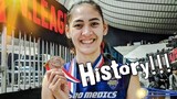 HISTORY!!! | JAJA SANTIAGO is the 1st Pinay to WIN a MEDAL in a Foreign League | Volleyball