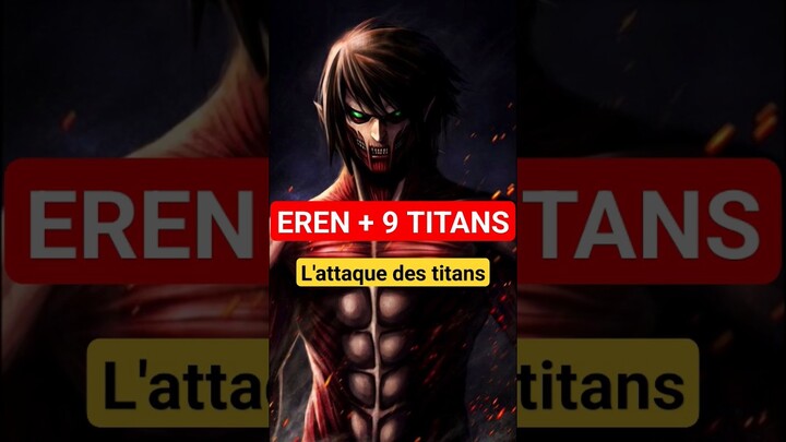 EREN POSSÈDE LES 9 TITANS PRIMORDIAUX L'ATTAQUE DES TITANS #attackontitan #eren #aot #erenjager #snk