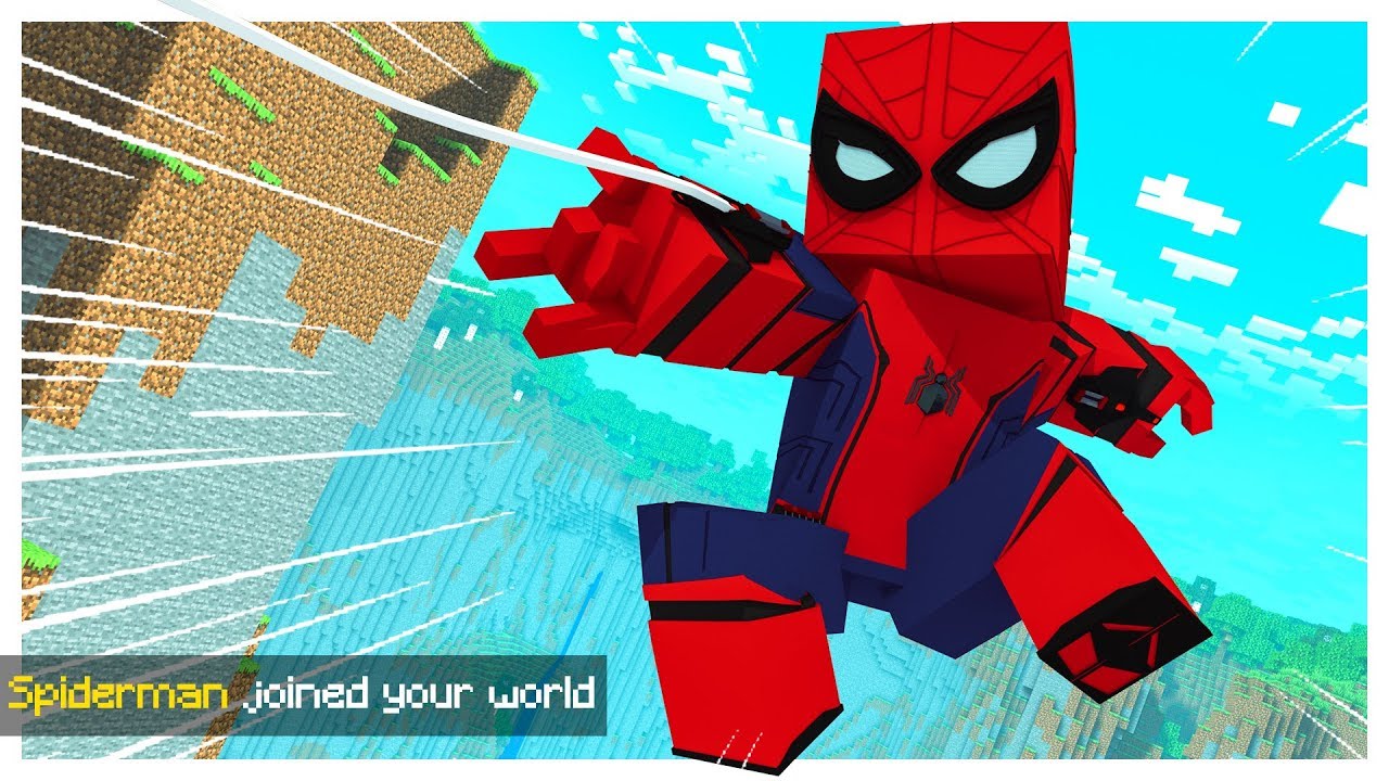 Spiderman Joined My Minecraft World Bilibili