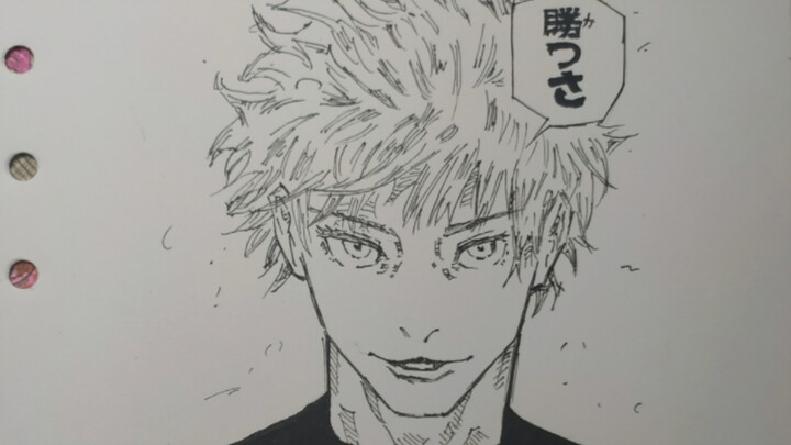 Gojo Satoru ที่วาดด้วยมือ ฉันยอมรับว่าฉันสายไปหน่อยที่จะเข้าใจความนิยมของการเลิกบล็อกของ Gojo Satoru